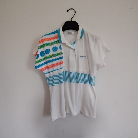 Ladies SZ S Head White Short-Sleeve Polo - Picture 1 of 4
